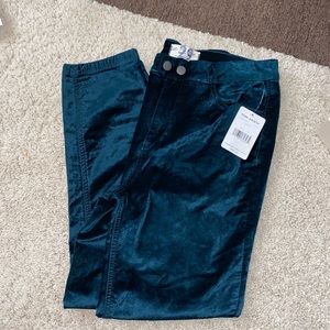 Free people sweet Jane velvet skinny jeans